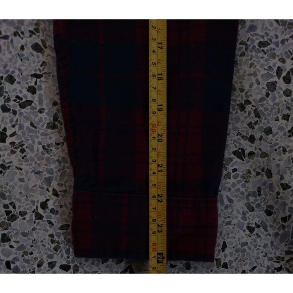 Mens Goodfellow & Co Plaid Flannel Shirt Red & Blue Button Front, Size XXL. - Picture 9 of 9